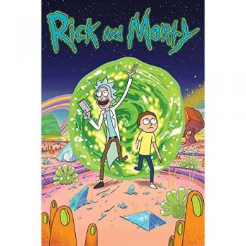 Pyramid International Maxipóster del Portal de Rick and Morty, plástico y Cristal, Multicolor, 61 x 91,5 x 1,3 cm