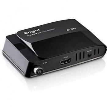 Engel Axil RT6110T2 Receptor TDT HD, Grabador con Función Timeshift, HDMI/AV CEC VESA PVR, Reproductor USB 2.0 MP3 JPEG y Video, Modo Hotel Soporte VESA - Negro