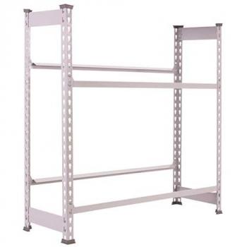 SimonRack Estantería para Cajas de Bebidas, 2 Niveles, Dimensiones 1000x810x300 mm, Capacidad de Carga 100 kg por balda, Sin tornillos, Galvanizada