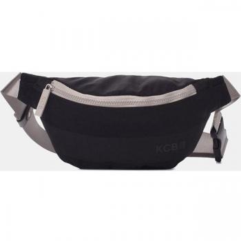 Riñonera KCB Vegan Wide Negro con Cremallera