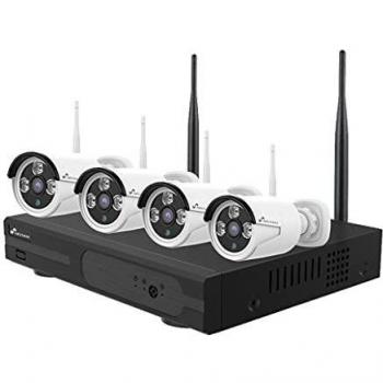 Nivian Kit videovigilancia Wifi 2K–Grabador 4CH