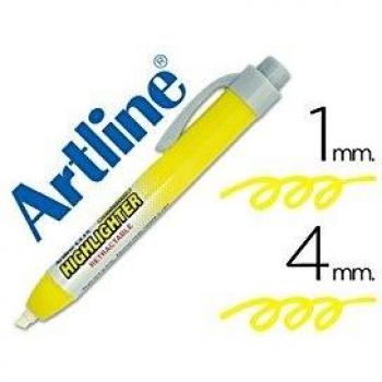 ROTULADOR ARTLINE CLIX FLUORESCENTE EK-63 AMARILLO PUNTA BISELADA 4.00 MM