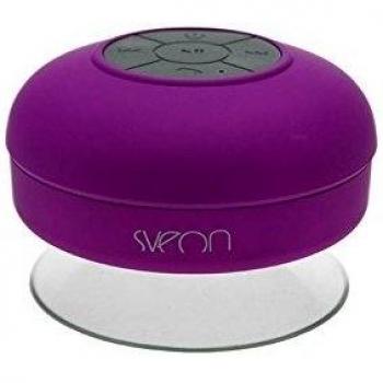 Sveon SON30_04 - Altavoz con Bluetooth para la ducha, color morado