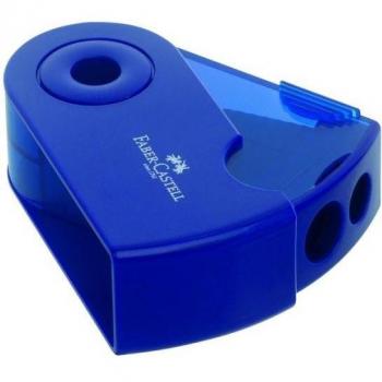 Sacapuntas Faber-Castell Sleeve Negro (12 Unidades)
