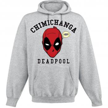Deadpool Chimichanga Sudadera con capucha Gris/Melé XXL