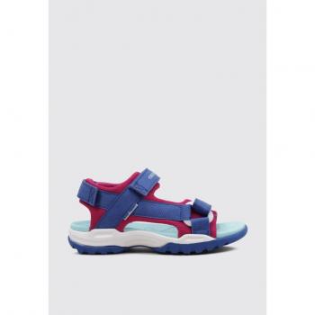 Geox J Borealis Girl A Sandalia Plana niña Azul 30
