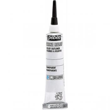 Tubo de Cerne Relief Transparente - Pébéo - 20 ml - Precisión - Soportes Variados