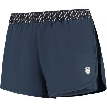 K-Swiss Hypercourt 6 Shorts de Tenis y Pádel para Mujeres en Azul Oscuro - Talla L