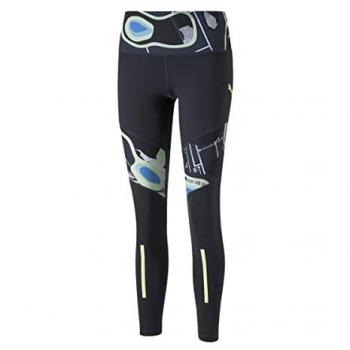 Mallas Puma Individualliga para mujer, color negro, talla XS