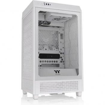 Thermaltake The Tower 200 Mini Chasis de Torre Blanca con Cristal Templado y USB 3.2 CA-1X9-00S6WN-00
