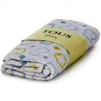 TOUS BABY - Muselina con Estampado de Flores y Osos para tu bebé.