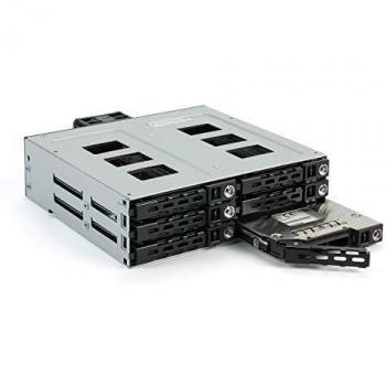 Fantec MR-SA1262-12G - Placa de Backplane para 6 Discos Duros/SSD de 2,5 con Conexiones SAS 12G y SATA 6G