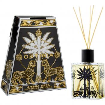 Black Amber Aroma Diffuser 100 ml Palm
