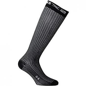 Sixs Long2 Technical Fabric Long Socks Black Size 36-39