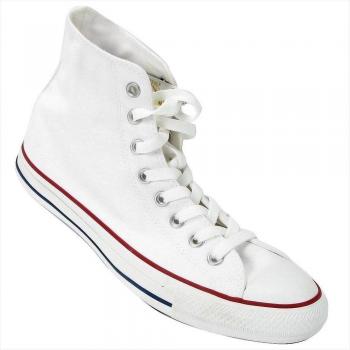 Converse Chuck Taylor All Star High Top Sneakers - White - Size: 7.5M