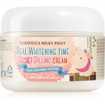 Elizavecca Milky Piggy Real Whitening Time Secret Pilling Cream 100 ml - Moisturizing, Softening, Exfoliating Effect