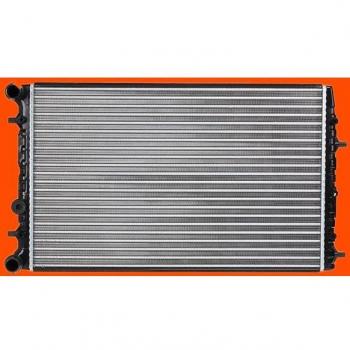 Radiador de motor RIDEX 470R0147 para VW, SKODA y SEAT - Refrigeración eficiente con aletas unidas mecánicamente