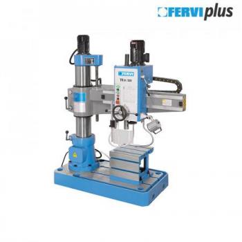 Taladro de Columna Fervi TR01/200 con Descenso Automático y Potencia de 1,5 kW - 400 V - Capacidad de 40 x 1020 mm