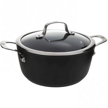 Olla de Aluminio Ballarini Alba 24 cm con Tapa y Dos Asas, 4.7 L