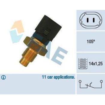 Interruptor de temperatura FAE 35890 con testigo de líquido refrigerante para Renault, General Motors y Opel