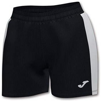 Joma Maxi Pantalon equipaciones, Niñas, Negro-Blanco, XS