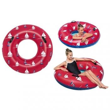 Flotador Hinchable Nautico Bestway Ø 119 cm con Asas para Playa y Piscina