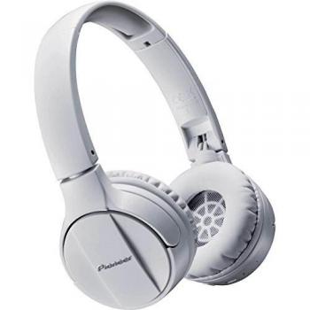 Pioneer SE-MJ553BT-W Over Ear Bluetooth Enabled Wireless Headphones - White
