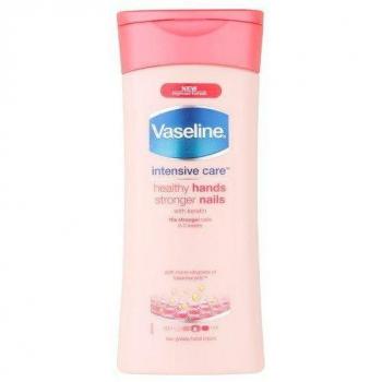 Loción de cuidado intensivo de vaselina para manos sanas y uñas más fuertes, 200 ml