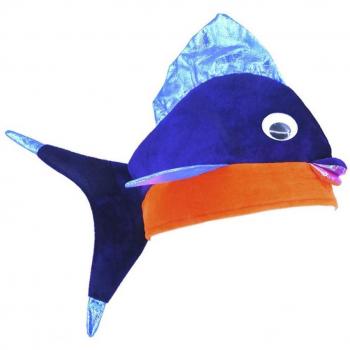Gorro de Foam de Pez Azul