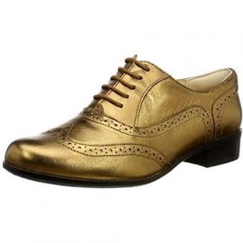Clarks Hamble Oak, Zapatos de Cordones Derby Mujer, Plateado