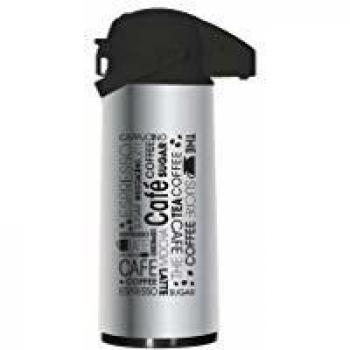 Termo Dispensador de Bebidas Metálico 1,9 L Doble Pared Plata