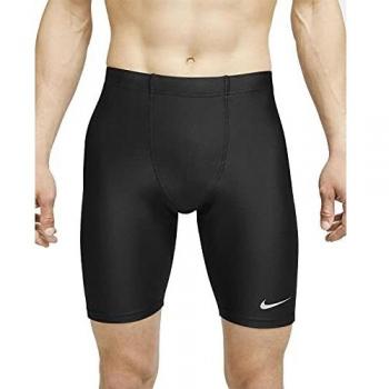 NIKE M NK DF Fast Half Tight Leggings, Black/Reflective silv, S Mens