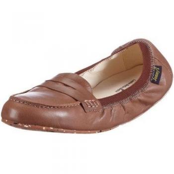 Jonny's Santa 7314 A - Mocasines de cuero para mujer, color marrón, talla 41