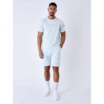Project X Paris Men's Technical Cut-Out Shorts - Ice Blue, Size L