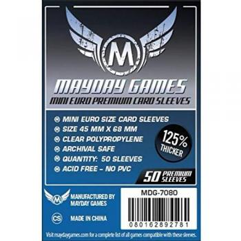 Funda Premium Mini Euro Card Azul 45x68mm (50 Unidades)