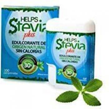 HELPS INFUSIONES - Stevia En Comprimidos. Edulcorante Natural Sin Calorías. Bote De 100 Compromidos.