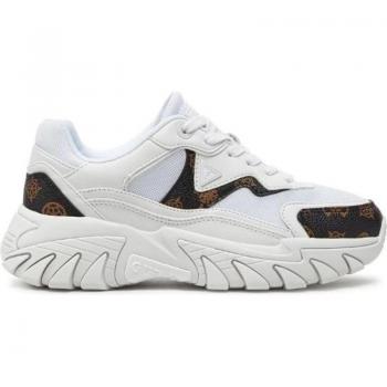 Guess Nowah Women's Low Top Running Sneakers - White 4G Logo