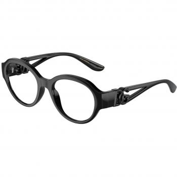 Dolce & Gabbana DG5111 Col. 501 Unisex Panthos Eyewear - Black Frame, Size 51, Blue Light Blocking Available