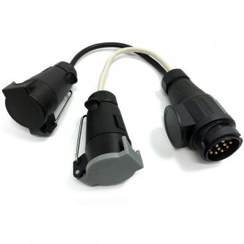 smartspec de plástico clavijas a 12S & 12 N 7 Pin adaptador de remolque de 13 pines remolque conector