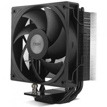 Disipador de Aire Nox Hummer R-400 120mm PWM para Socket AM5/AM4/LGA1700, Silencioso y Eficiente, Negro