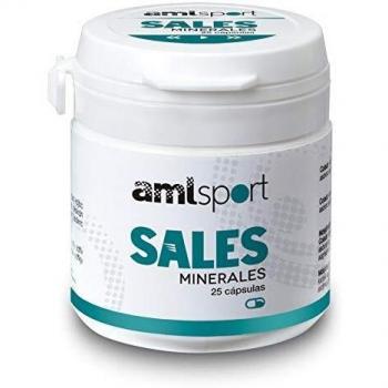 AMLsport - Sales minerales – 25 cápsulas hidratación durante y después del entreno. Apto para veganos.