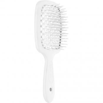Janeke Superbrush Small Paddle Brush - White, Dimensions: 17.5 x 7 x 3 cm