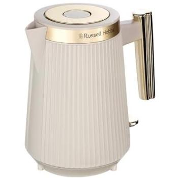 Hervidor Eléctrico Russell Hobbs Brontë 1,7L 2400W Oro Mate con Base 360° y Filtro Antical
