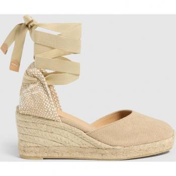 Castañer Women's Carina Espadrilles Sandal in Beige