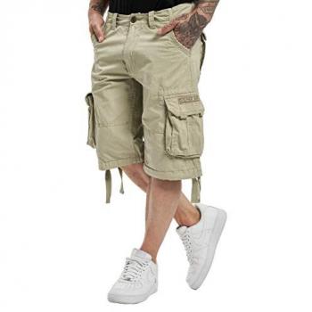 Alpha Industries Jet Cargo Shorts - Bone White, Men's Size 28