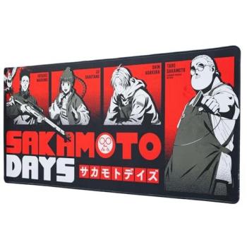 Alfombrilla de Ratón XXL Sakamoto Days - Tapete de Escritorio Impermeable y Antideslizante (80x35 cm)