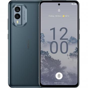 Nokia X30 5G Smartphone, 6.43 Pulgadas, 6GB RAM, 128GB Almacenamiento, Dual SIM, Android 12, USB Tipo-C, Color Azul (Cloudy Blue)
