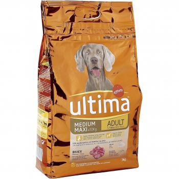 Ultima Pienso para Perros Adultos Medium-Maxi con Buey - 3000 gr