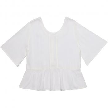Esprit Kids RL1203504, Blusa para Niñas, Blanco