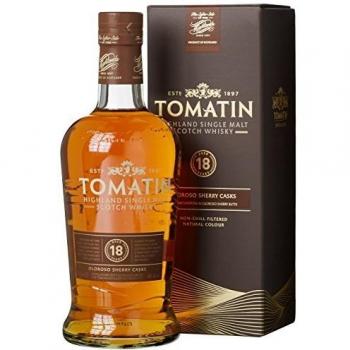 Whisky de Malta Única Tomatin Añejado 18 Años en Estuche Elegante
